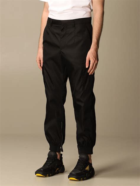 prada contrast stripe trousers men|Prada pants.